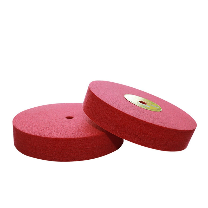 Hot Sales Non-Woven Abrasives Buffing Wheel Piece Nylon Fiber Wheel