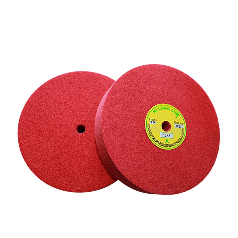 Hot Sales Non-Woven Abrasives Buffing Wheel Piece Nylon Fiber Wheel