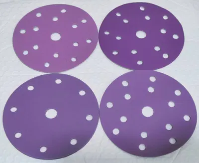 150 mm violette Keramik-Schleifscheibe für die Karosserie